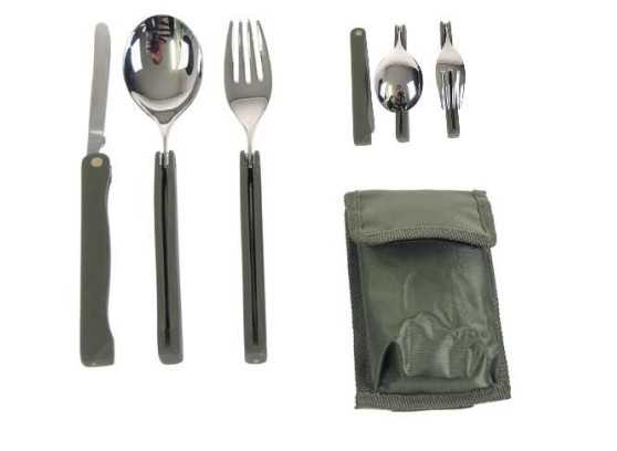 Folding cutlery kit 