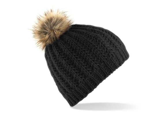 Synthetic bobble hat
