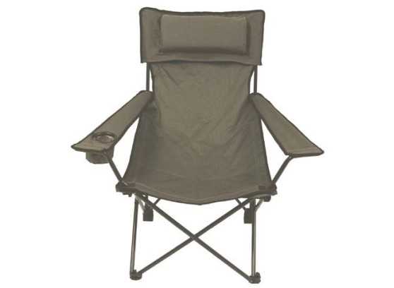 Chaise camping pliable oreiller