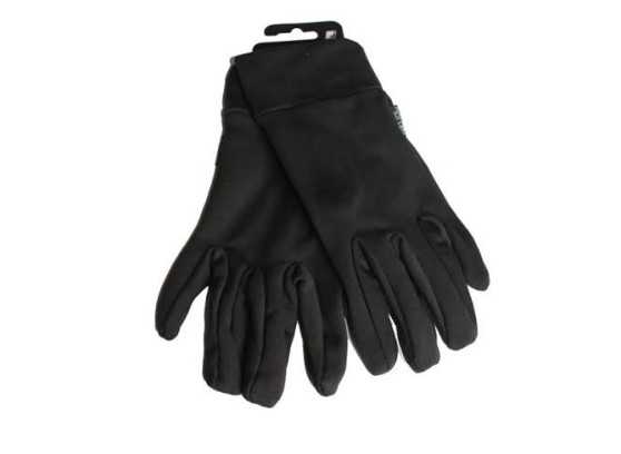 Black polyester gloves