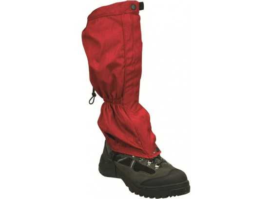 Waterproof guetres for mountain red.