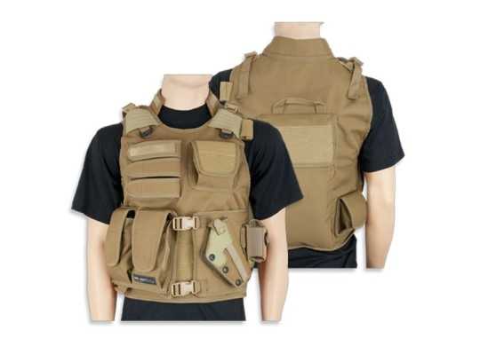  Tactital vest with pistol cover 