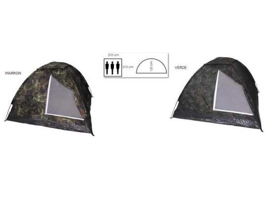 Tente de camping camouflage 3 personnes