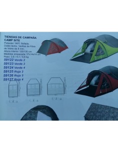 Hosa CANADA 5 algodón - Tienda de campaña canadiense – Camping Sport