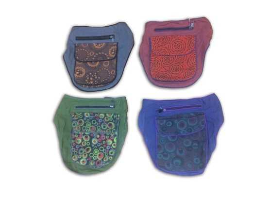  Hippie belt pouch with compartments