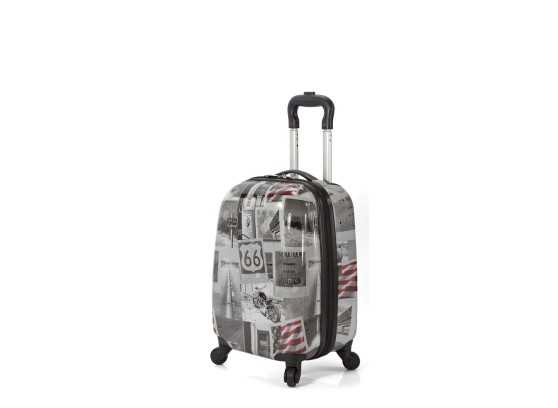 Rigid suitcase hand luggage